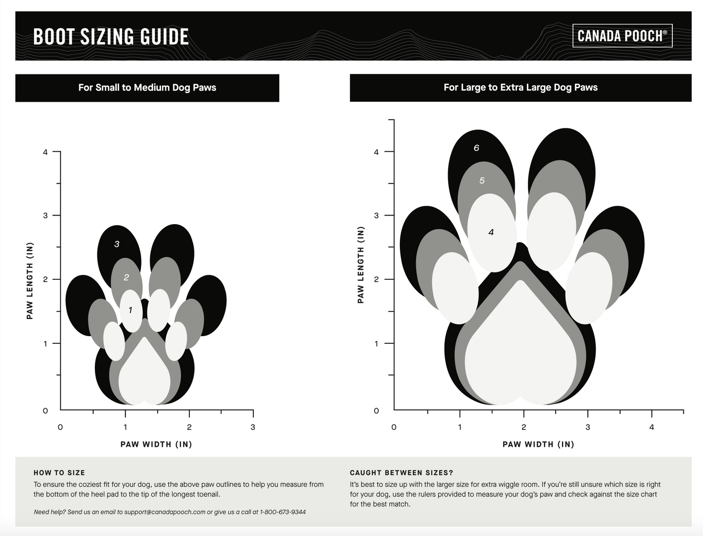 Canada Pooch Suspender Boots Black