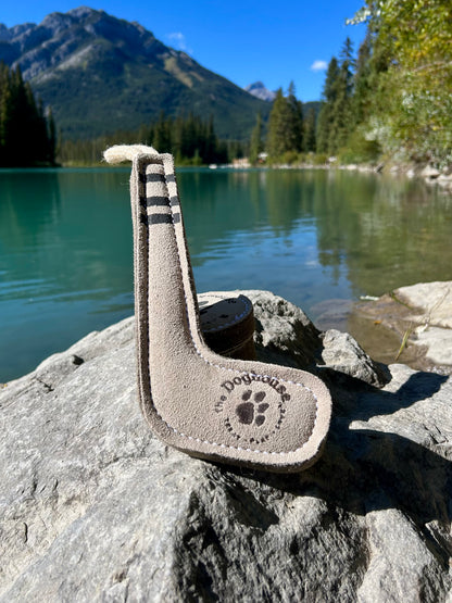 The Doghouse Leather & Wool Hockey Stick