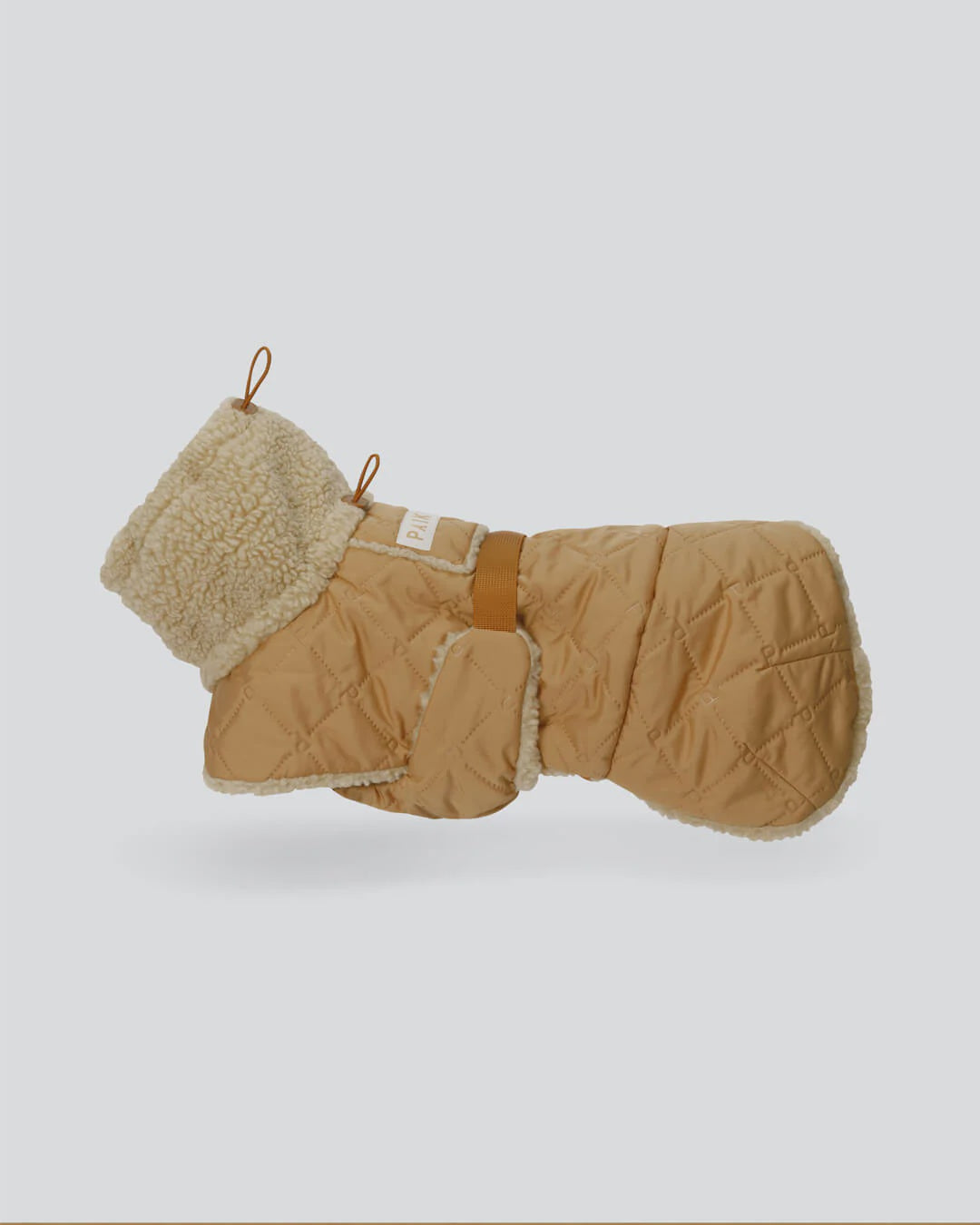 Paikka Quilted Sherpa Jacket Camel