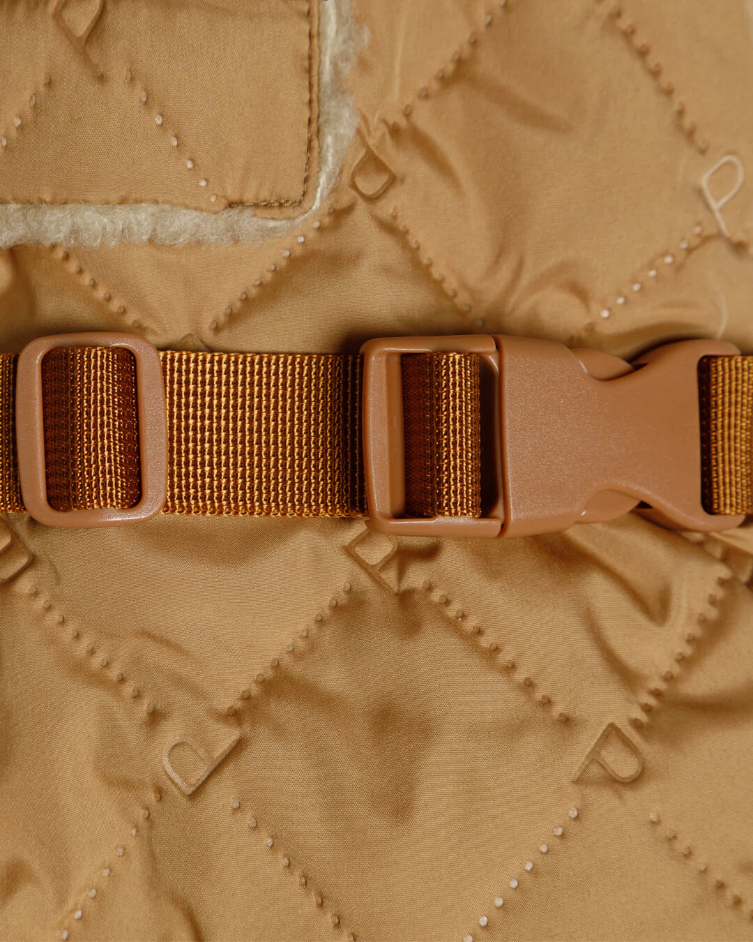 Paikka Quilted Sherpa Jacket Camel