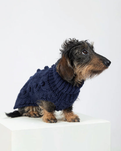 Paikka Handmade Knit Sweater Navy