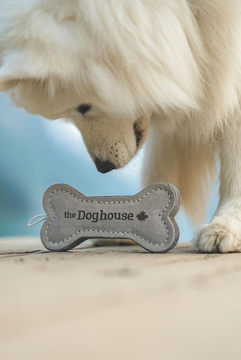 The Doghouse Leather & Wool Bone