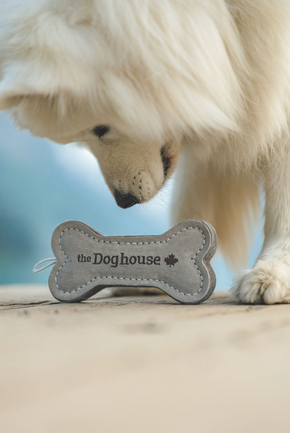 The Doghouse Leather & Wool Bone