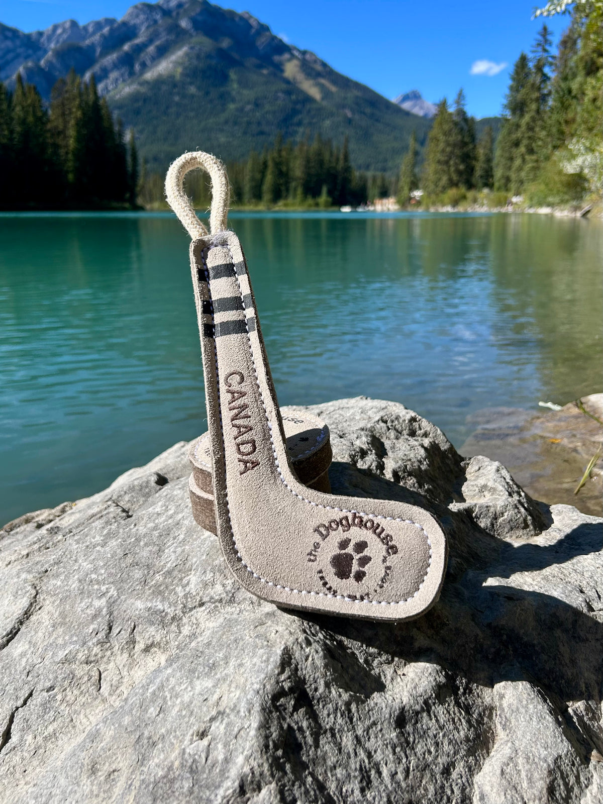 The Doghouse Leather & Wool Hockey Stick