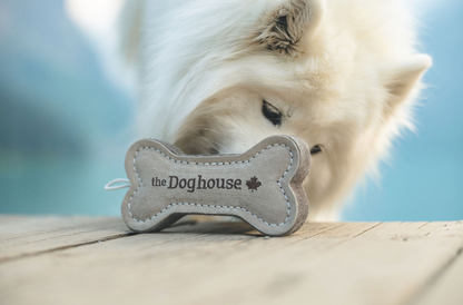 The Doghouse Leather & Wool Bone