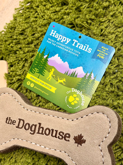 The Doghouse Leather & Wool Bone