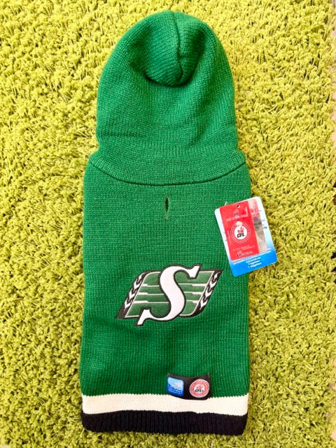 CFL Pet Sweater - Saskatchewan Roughriders