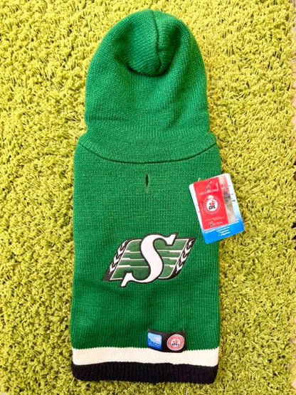 CFL Pet Sweater - Saskatchewan Roughriders