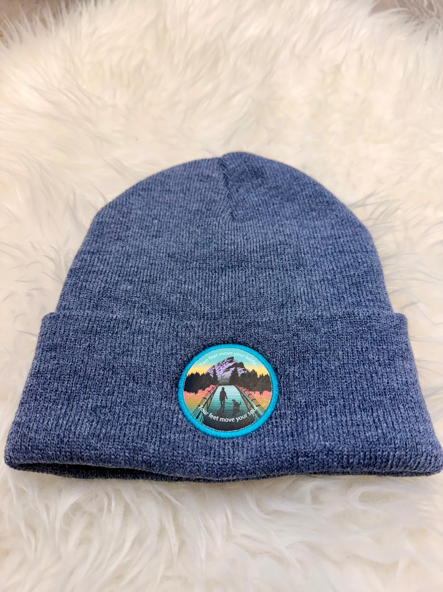 Doghouse Winter Hat - Two feet Patch