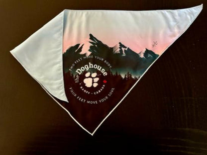 Two Feet Custom Bandana - Blue Mountain