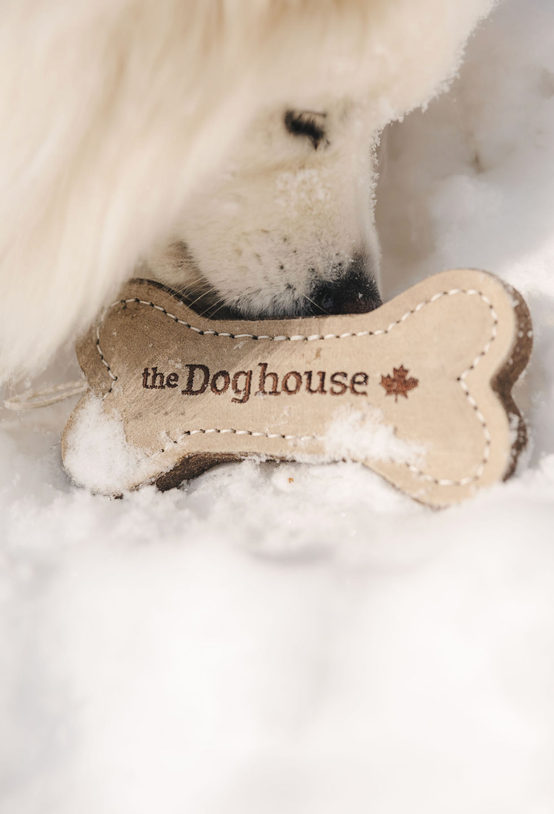 The Doghouse Leather & Wool Bone