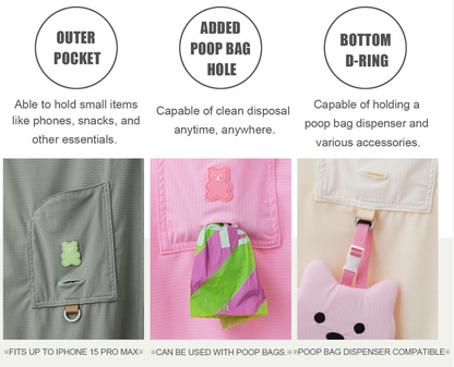 Jelly Bear Sling Bag - Pet Summer Carrier