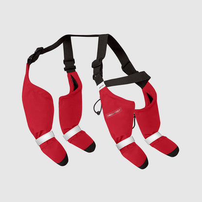 Canada Pooch Suspender Boots Red