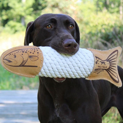 Tall Tails Leather Rope Toys