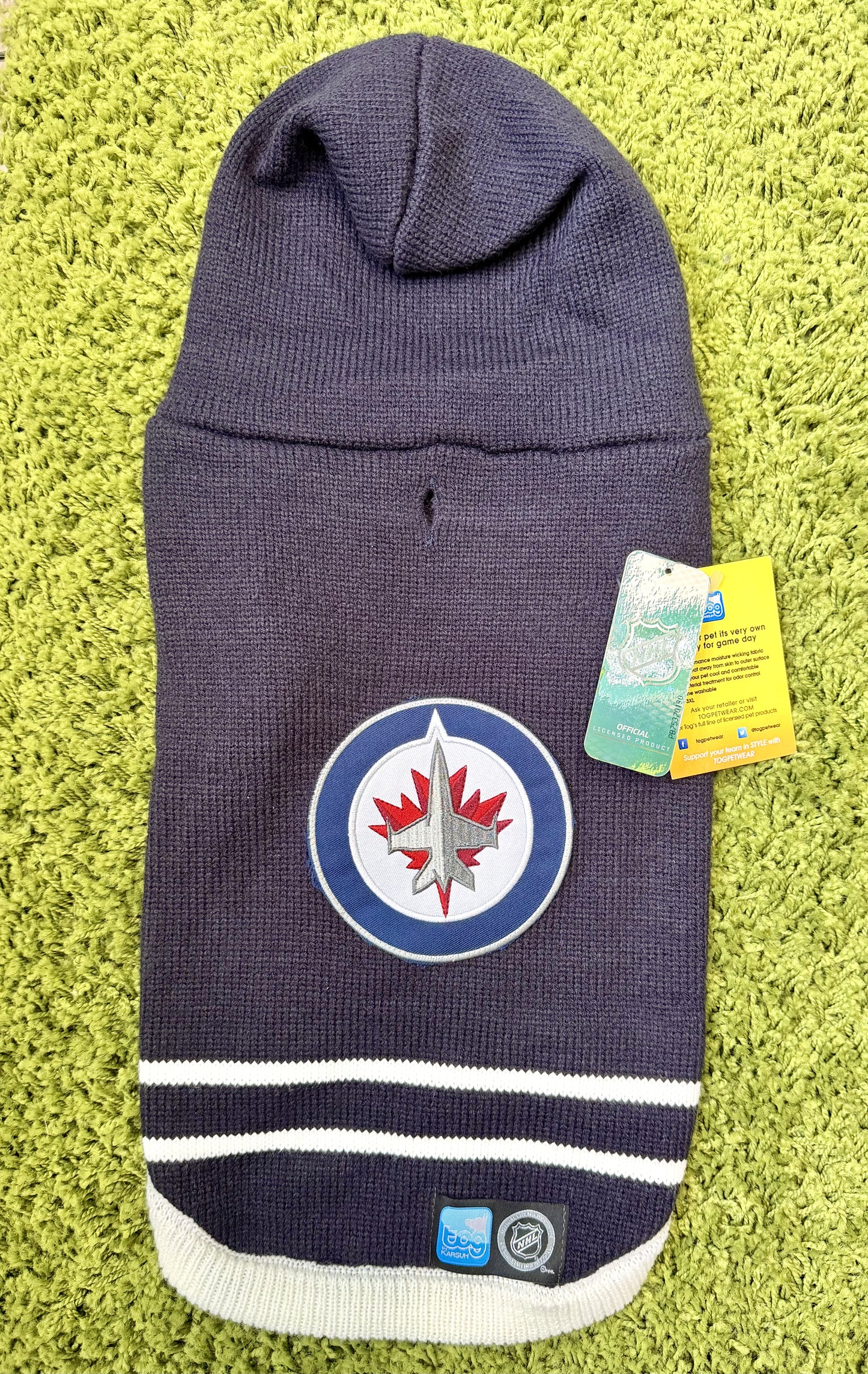 NHL Pet Sweater - Winnipeg Jets