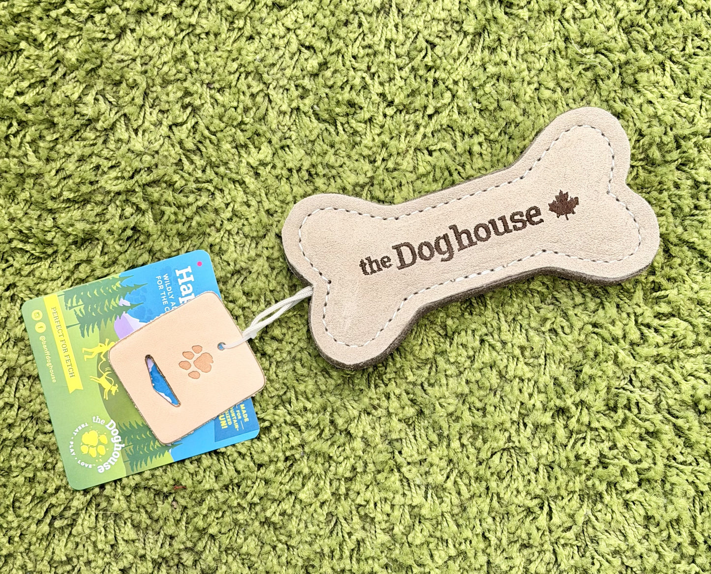 The Doghouse Leather & Wool Bone