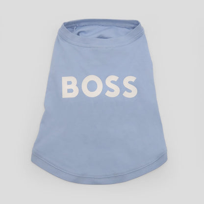 Hugo Boss Graphic Tee - Bel Air Blue